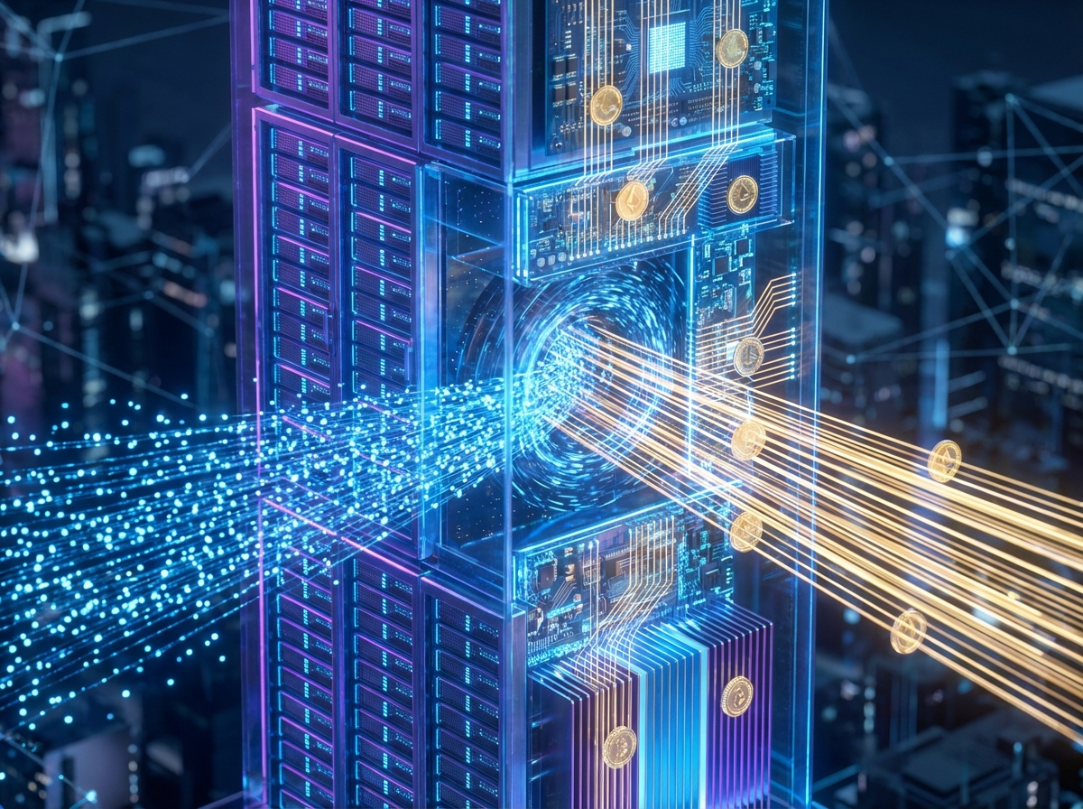 Visualizes the 'Economic Sustainability' aspect, highlighting that the heavy lifting of data processing (Relays/AppViews) requires significant resources and investment.
