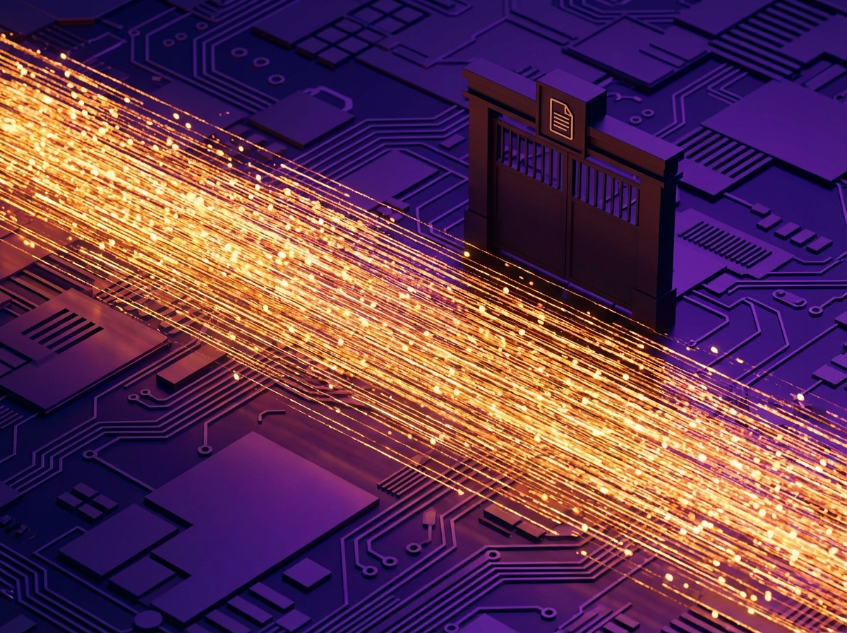 Represents the server log data mentioned in the text—traffic exists, but none of it is engaging with the llms.txt protocol.