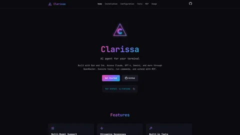 Screenshot of Clarissa